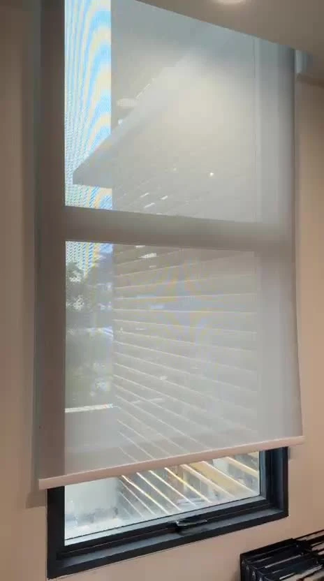 Light at your fingertips: Motorised roller blind · 26-second video